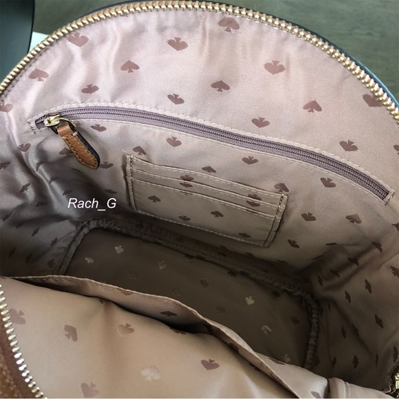 Kate Spade Leila Medium Dome Pebbled Leather Backpack - Picture 9 of 10